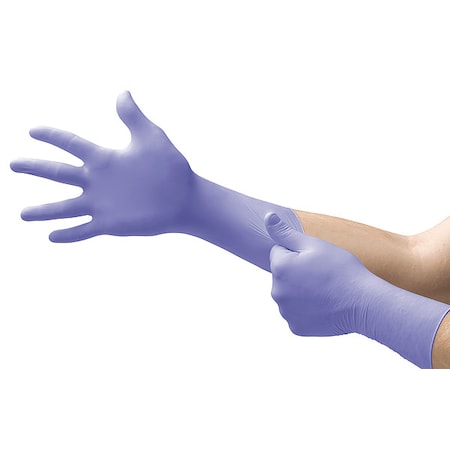 Microflex Supreno, Nitrile Exam Gloves, 5.5 mil Palm, Powder-Free, Grain Texture, Blue, 2XL, PK50 MPN:SEC-375-XXL