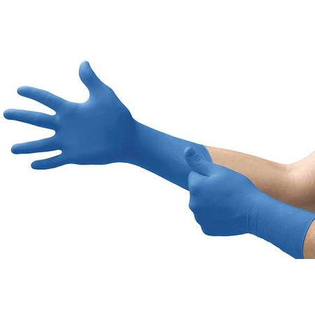 SG-375, Disposable Gloves, 11 mil Palm, Latex, Powder-Free, M (8), 50 PK, Blue MPN:SG-375-M