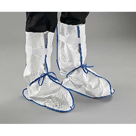 Disposable Boot Covers, Microporous Polypropylene Laminate, White, Slip Resistant Sole: Yes MPN:W25B409