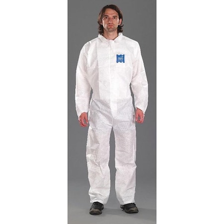 Disposable Coverallss, Collared Coverall, 3XL, SMS, Elastic Wrist, Elastic Ankle, Serged Seam MPN:WH15-S-92-103-07