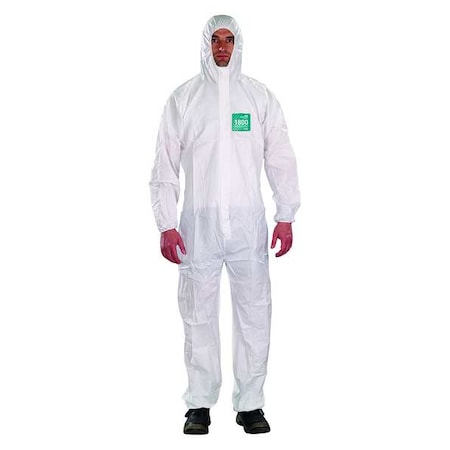 Hooded Coverall, Bound, Elastic, 2XL, PK25 MPN:WH18-B-92-111-06