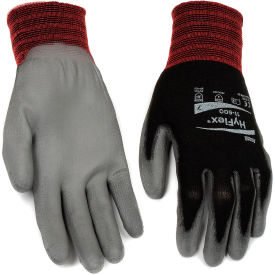 HyFlex® Lite Polyurehtane Coated Gloves Ansell 11-600 Size 8 Black/Gray 1 Pair 205652 - Pkg Qty 12