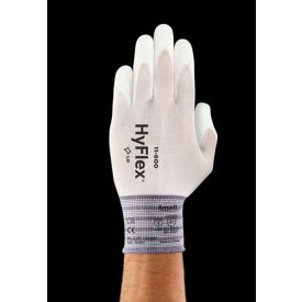 HyFlex® Lite Polyurethane Coated Gloves ANSELL 11-600-10 White Size 10 1 Pair ¿286205¿ - Pkg Qty 12