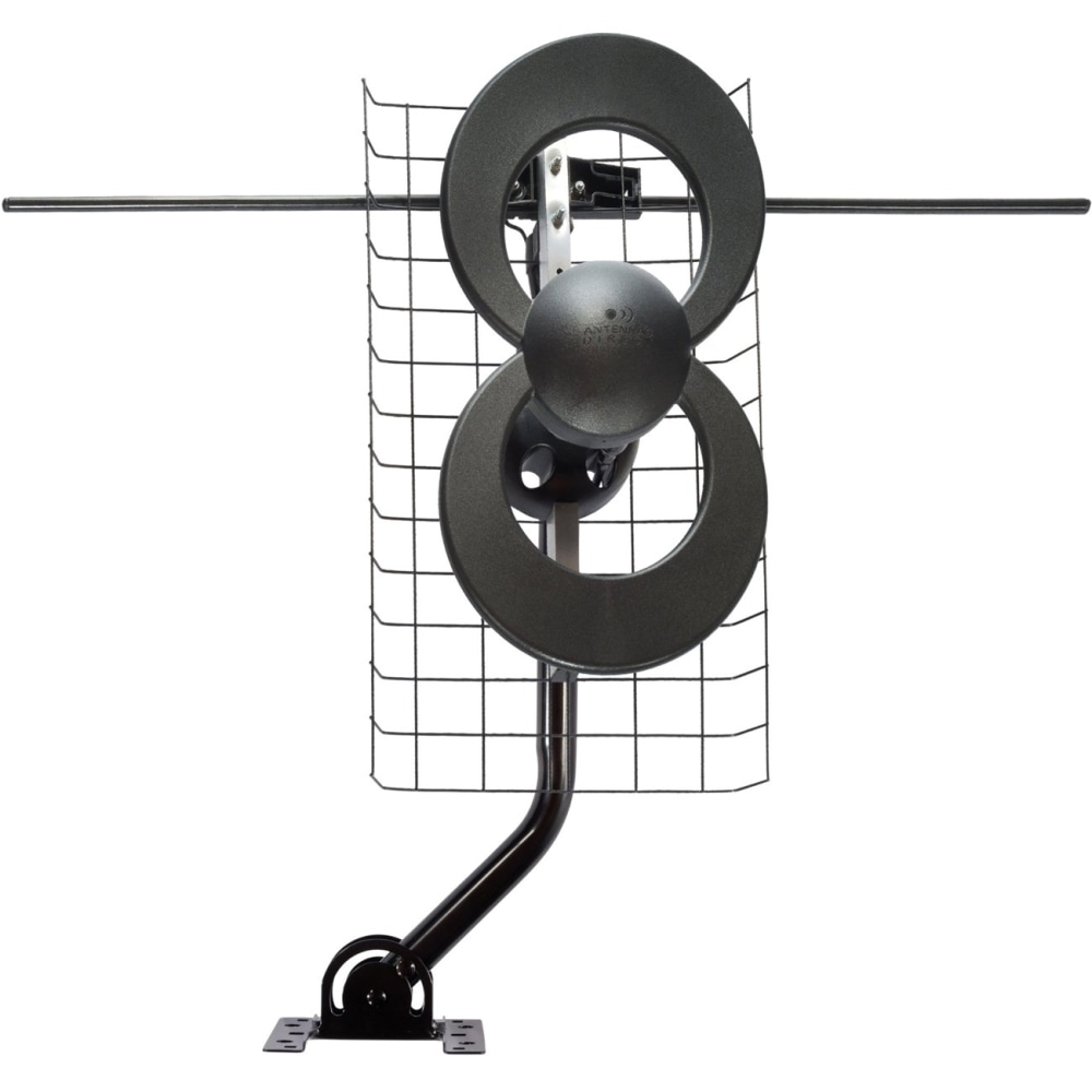 Antennas Direct ClearStream 2V Indoor/Outdoor UHF VHF Multi-Directional TV Antenna with 60+ Mile Range & 20-In. Mast, Black MPN:C2-V-CJM