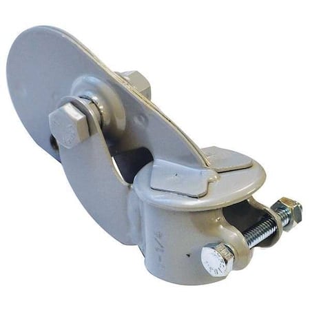 Exhaust Rain Cap, Powder Coated, Steel, Gray, Bolt Mounting MPN:11005