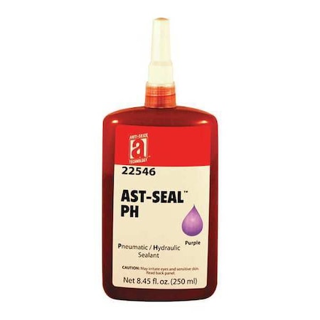 Pipe Thread Sealant 8.5 fl oz, Bottle, Purple, Liquid MPN:22546