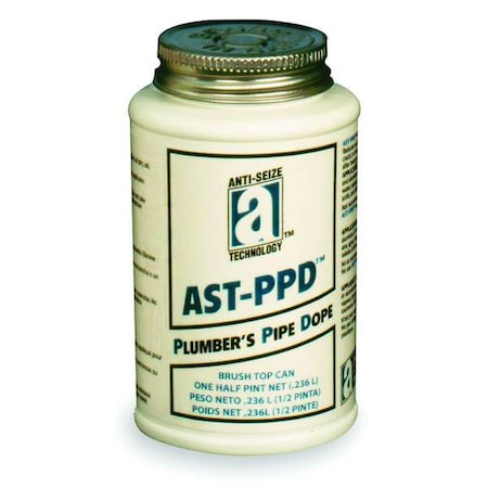 Pipe Thread Sealant 19.2 fl oz, Brush-Top Can, AST-PPD, Blue, Putty MPN:25118