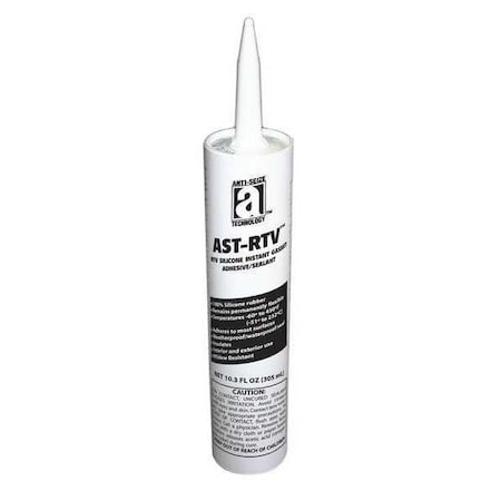 Waterproof RTV Gasket Maker, 10.3 oz, White, Temp Range -75 to 450 Degrees F MPN:27104