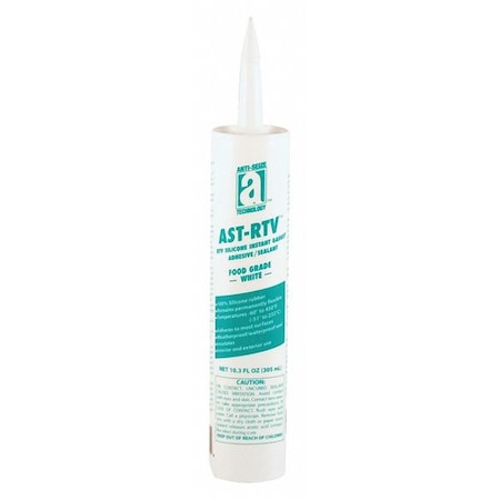 Adhesive/Sealant/Instant Gasket, 10.3oz., 10.3 oz., White, Temp Range -75 to 450 Degrees F MPN:27110