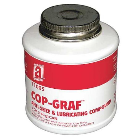 Anti Seize, Copper, 5 oz, Brush Top, Can MPN:11005