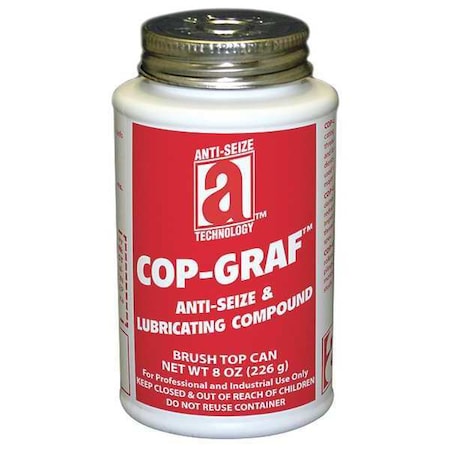 Anti Seize, Copper, 8 oz. Brush Top Can MPN:11010