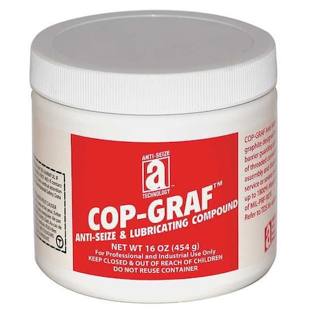 Anti-Seize Compound, Copper, 16oz, Can MPN:11016