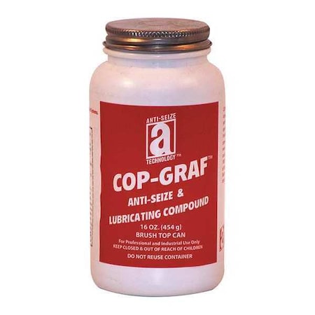 Anti Seize, Copper, 16 oz Brush Top Can MPN:11018