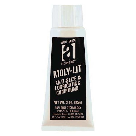 Anti Seize, Moly Paste, 3 oz, Tube MPN:12003