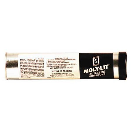Anti Seize, 18 oz, Black, Cartridge MPN:12015