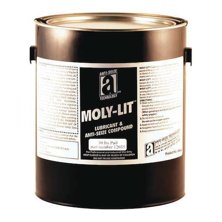 Anti Seize, Moly Paste, 10 lb. Pail MPN:12035