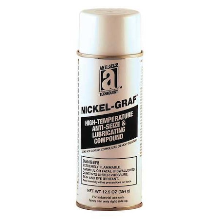 Anti Seize, Nickel, 12.5 oz, Spray Can MPN:13014
