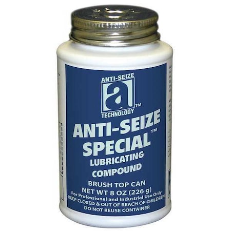 Anti Seize, Aluminum, 8 oz. Brush Top MPN:18010