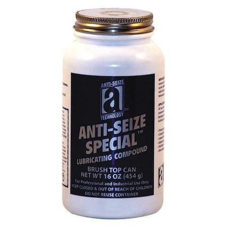 Anti Seize, Aluminum, 16 oz Brush Top MPN:18018