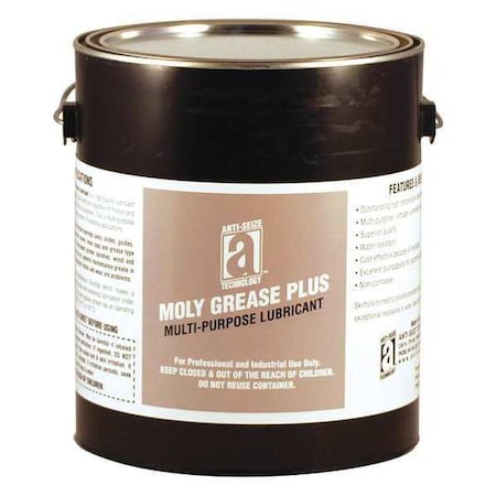 Multipurpose Grease, 5 lb, Pail, Mineral Base, 375 Degrees F Max Op Temp, Black MPN:24105