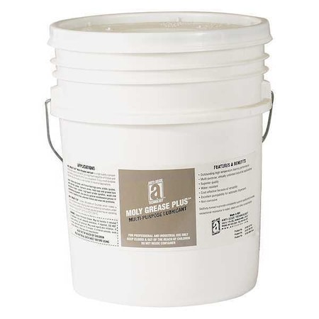 Multipurpose Grease, 35 lb, Pail, Mineral Base, 375 Degrees F Max Op Temp, Black MPN:24135