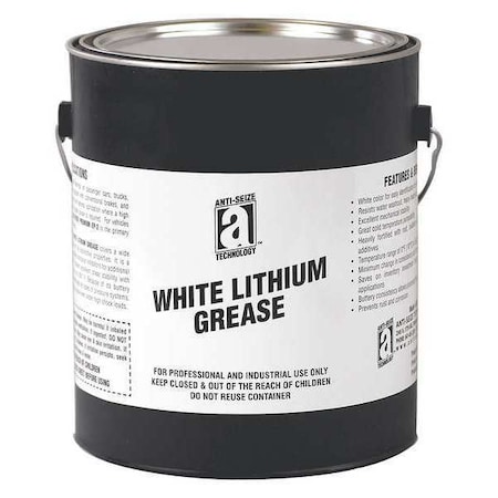 Bearing Grease, 5 lb, Pail, Mineral Base, 275 Degrees F Max Op Temp, White MPN:24205