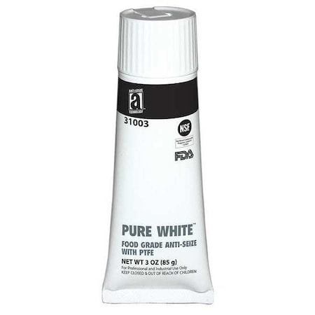 Anti Seize, Food Grade, 3 oz, Tube MPN:31003