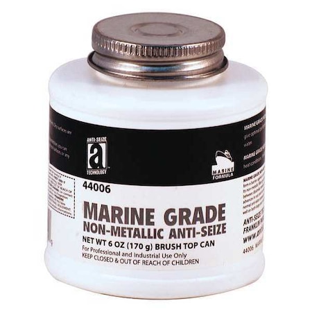 Anti Seize, Non-Metallic, 6oz, Brush Top MPN:44006