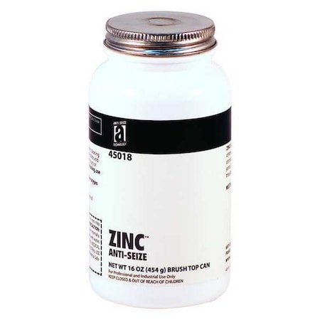 Zinc Anti-Seize Compound/Lube, 1Lb. MPN:45018