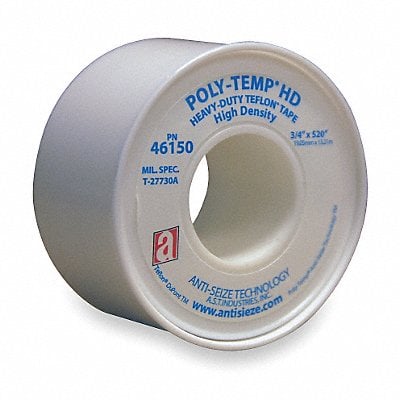 Thread Sealant Tape 1/2 W White MPN:46135