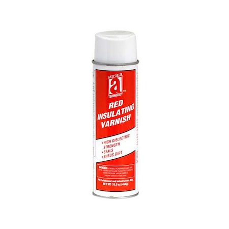 Insulating Varnish, 16 oz, Translucent Red MPN:17214