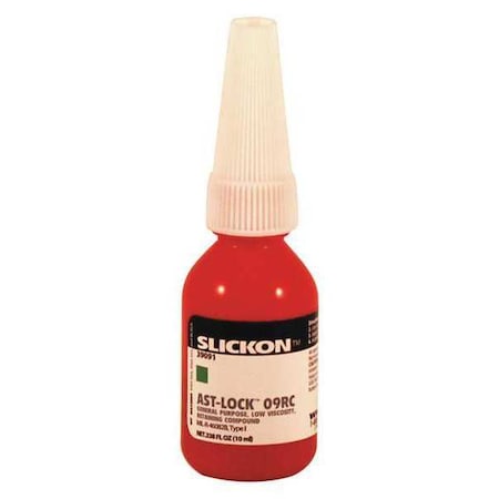 Retaining Compound, 09RC Series, Green, Liquid, 10ml, Bottle MPN:39091