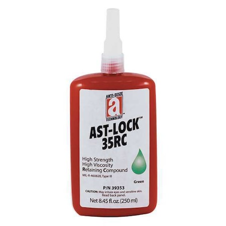 Retaining Compound, 35RC Series, Green, Liquid, 250mL, Bottle MPN:39353
