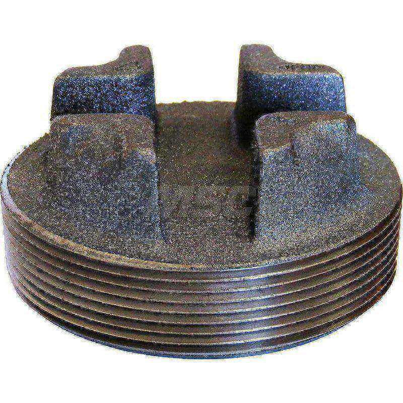 Black Plug: 8in  125 psi  Threaded MPN:0318903325