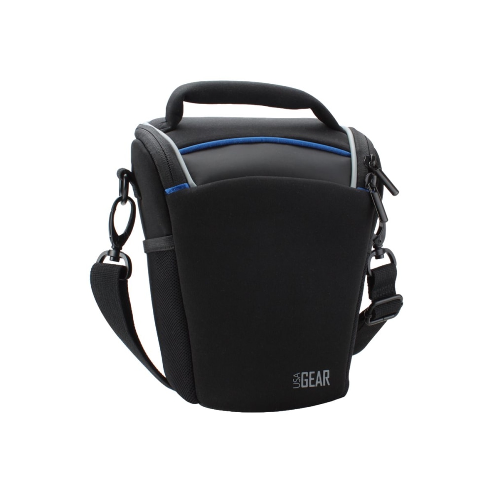 USA Gear QTL GRQLQTL100BKEW - Shoulder bag for camera and lenses - neoprene MPN:GRQLQTL100BKEW