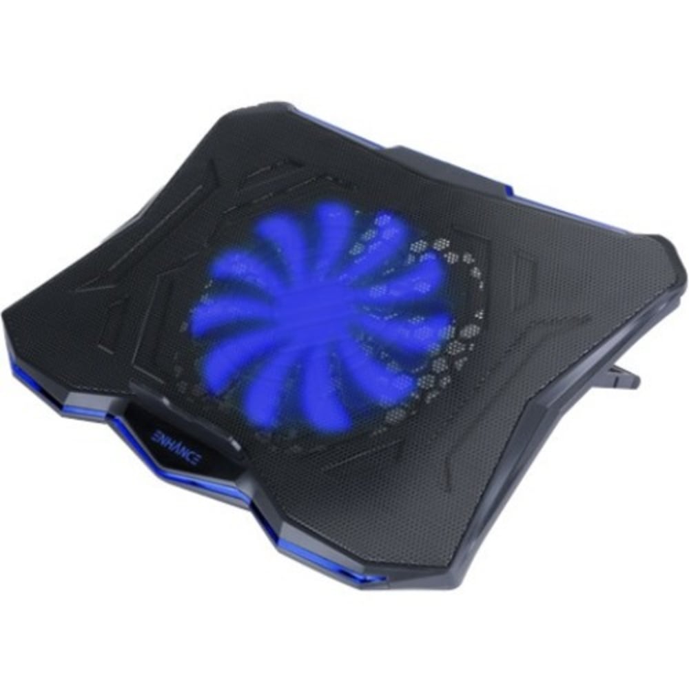 Enhance Cryogen 5 Laptop Cooling Pad (Blue) - Upto 17in Screen Size Notebook Support - 1 Fan(s) - 800 rpm - 471.3 gal/min - Metal Mesh MPN:ENGXC50100BLWS