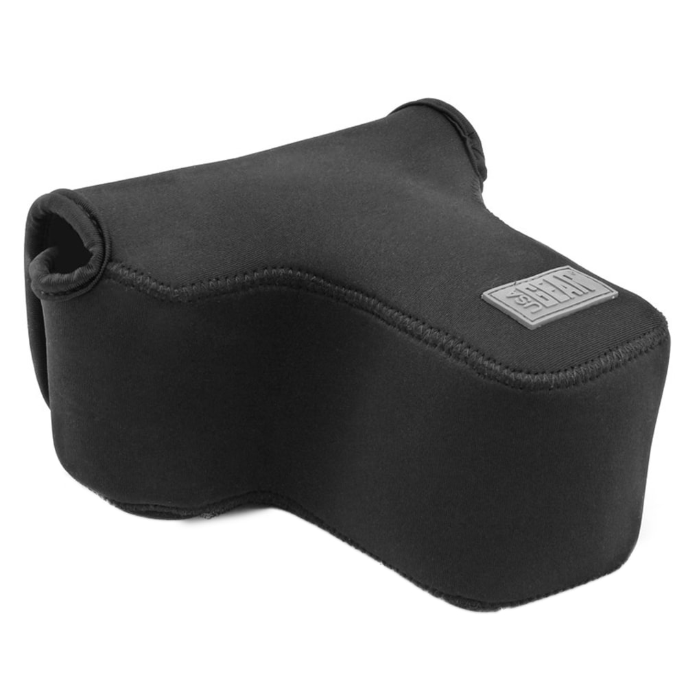 USA Gear FlexARMOR Neoprene Sleeve For Digital SLR Cameras, 6.0inH x 5.75inW x 3.0inD, Black MPN:GRFAFSL110BKEW