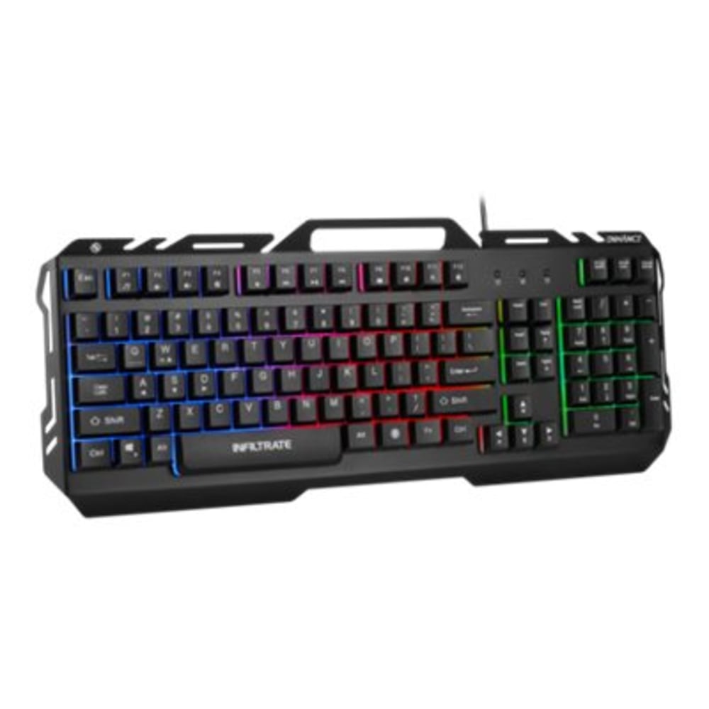 ENHANCE Infiltrate KL2 - Keyboard - gaming - with phone holder - backlit - USB - QWERTY - black MPN:ENINKL2100BKWS