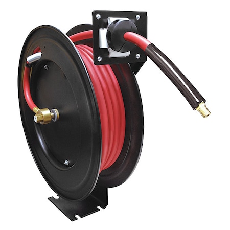 Air Hose Reel, Auto-Rewind, 3/8