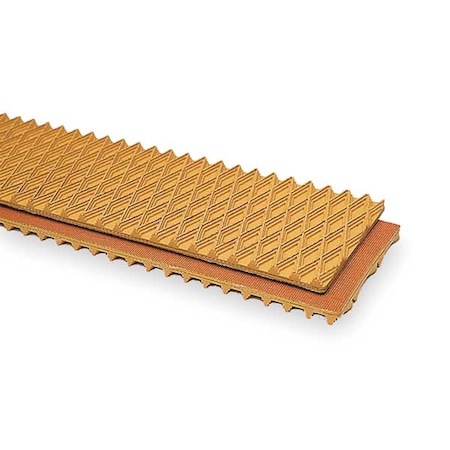 Conveyor Belt, Tan Rubber, 100 Ft x 24 In MPN:28000135