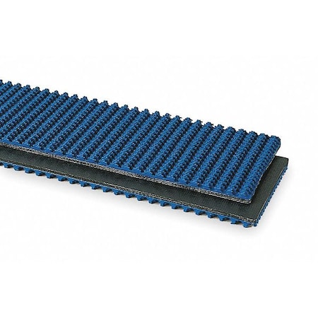 Conveyor Belt, Blue Nitrile, 100 Ft x 4 In MPN:28001005