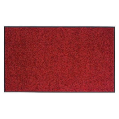 Entrance Mat, Red/Black, 4 ft W x 8 ft L MPN:0101151004X8