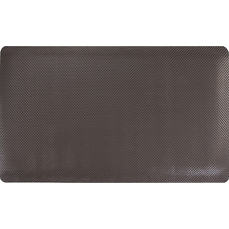 Antifatigue Mat, 4 ft L x 60 ft W, 11/16 in Thickness, Rubberized, Black MPN:3913609004x60
