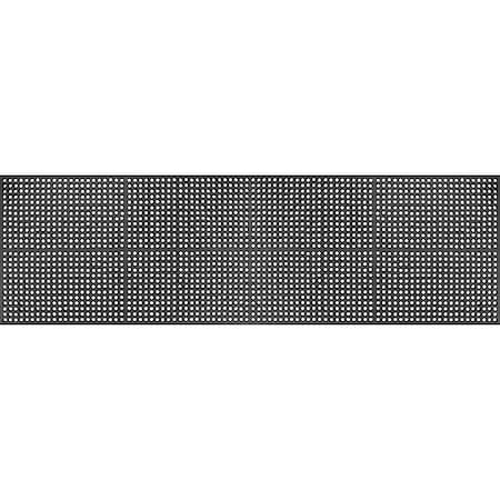 Drainage Mat, Rubber, 15 ft W x 3 ft L, Black MPN:3917609203x15