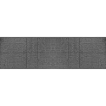 Drainage Mat, Rubber, 20 ft W x 3 ft L, Black MPN:3917609203x20
