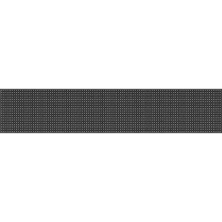 Drainage Mat, Nitrile Sponge Rubber, 15 ft W x 3 ft L, Black MPN:3939409233x15