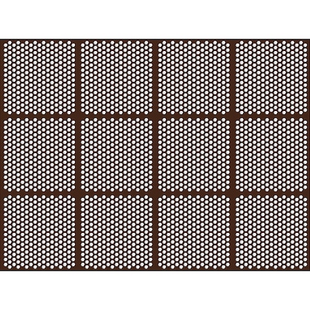 Drainage Mat, NBR/Nitrile, 4 ft W x 3 ft L, Dark Brown MPN:3939514083x4