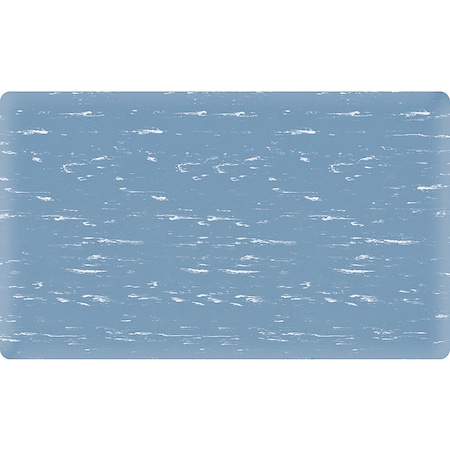 Antifatigue Mat, 3 ft L x 60 ft W, 7/8 in Thickness, Marbleized Vinyl, Blue MPN:3956405003x60