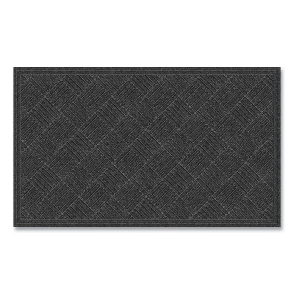 Apache Mills Ecomat Crosshatch Entry Mat, 36 x 60, Charcoal MPN:60461190130000500