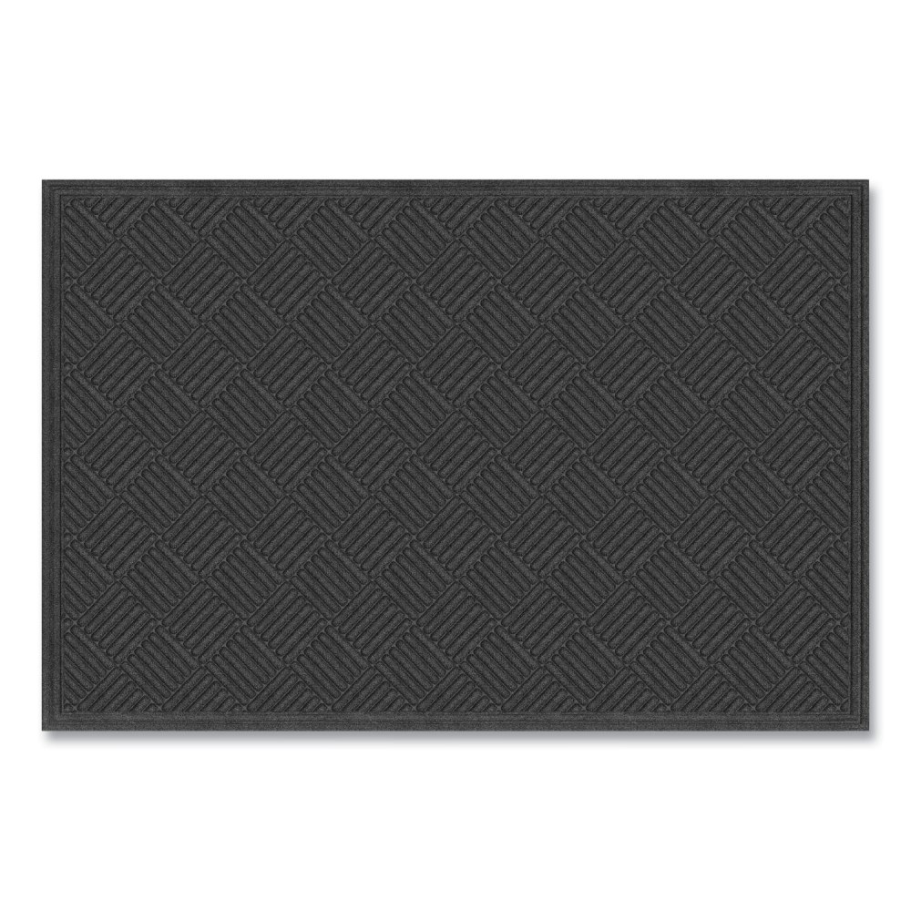Apache Mills Ecomat Crosshatch Entry Mat, 48 x 72, Charcoal MPN:60461190140000600